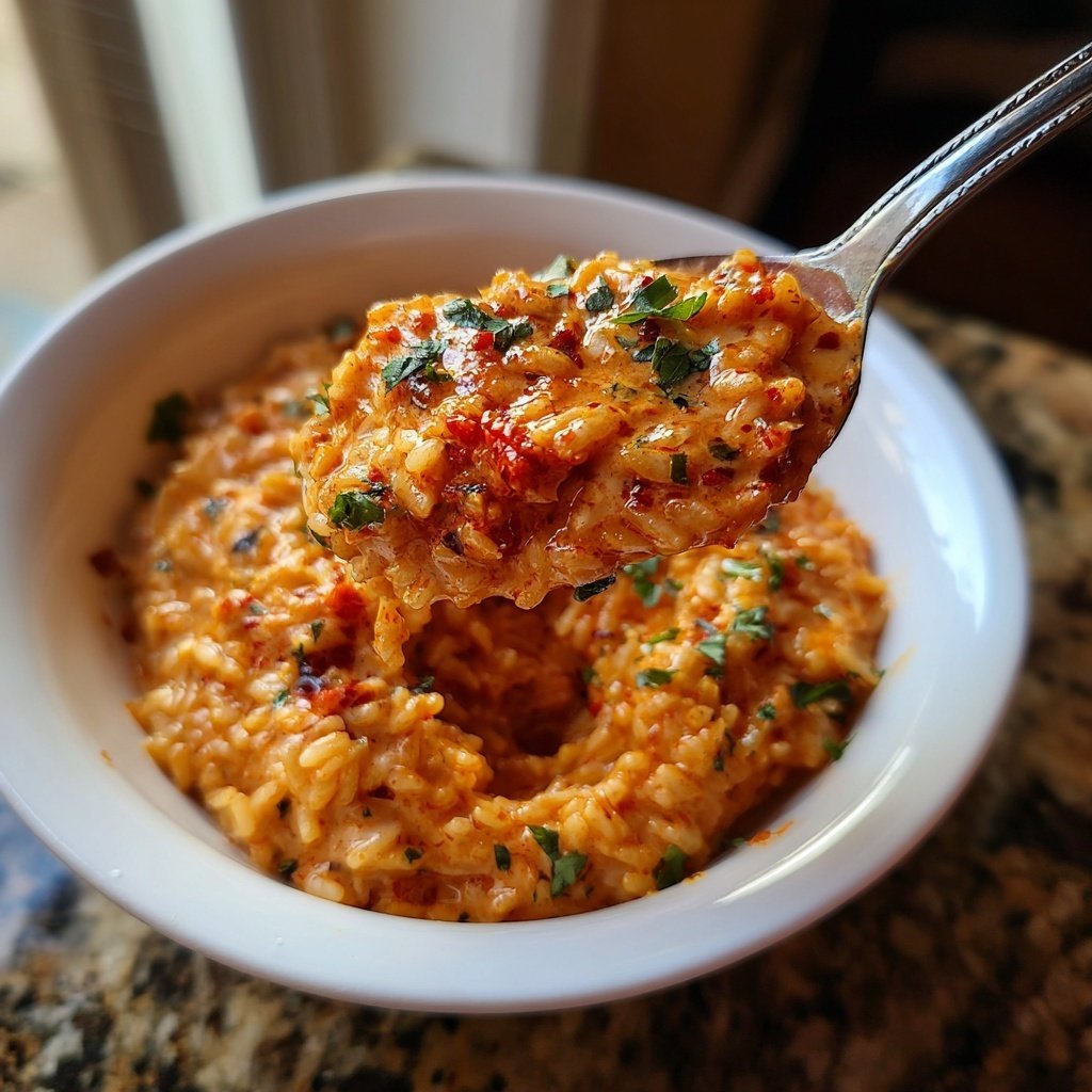 Creamy Tomato Rice with Herbs
