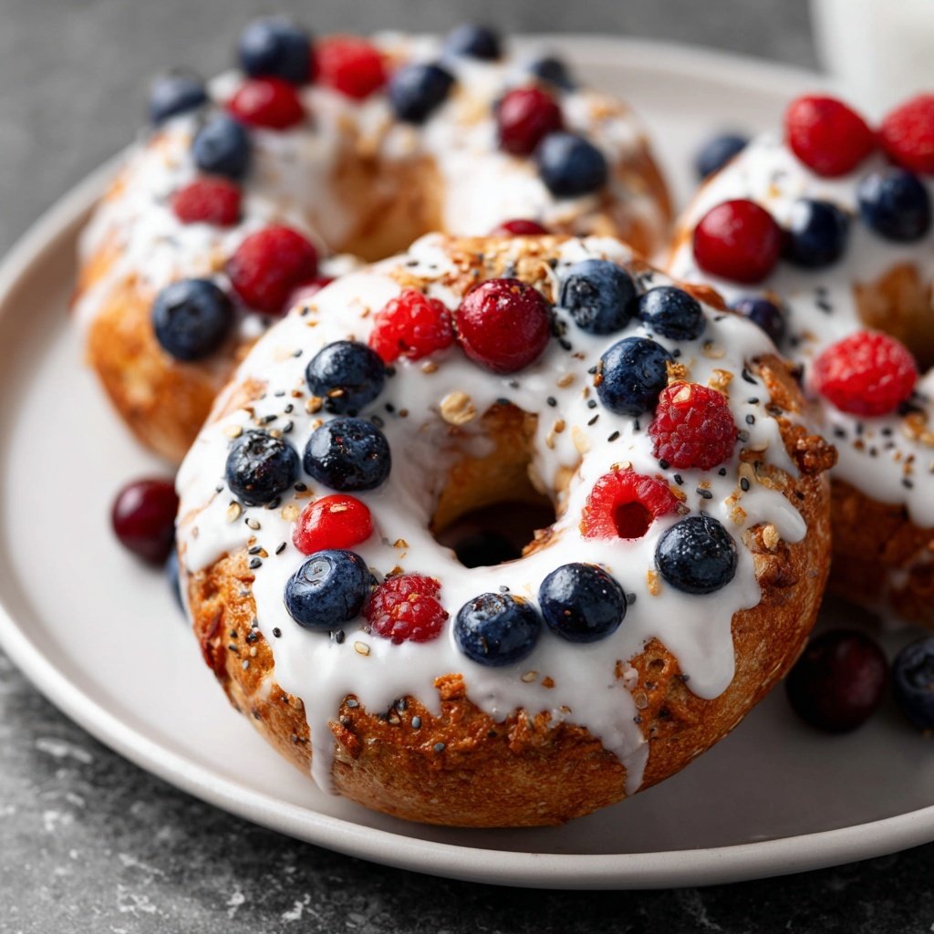 High Protein Greek Yogurt Bagels