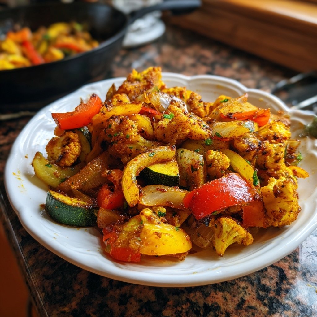 Jamaican Jerk Spiced Vegetables