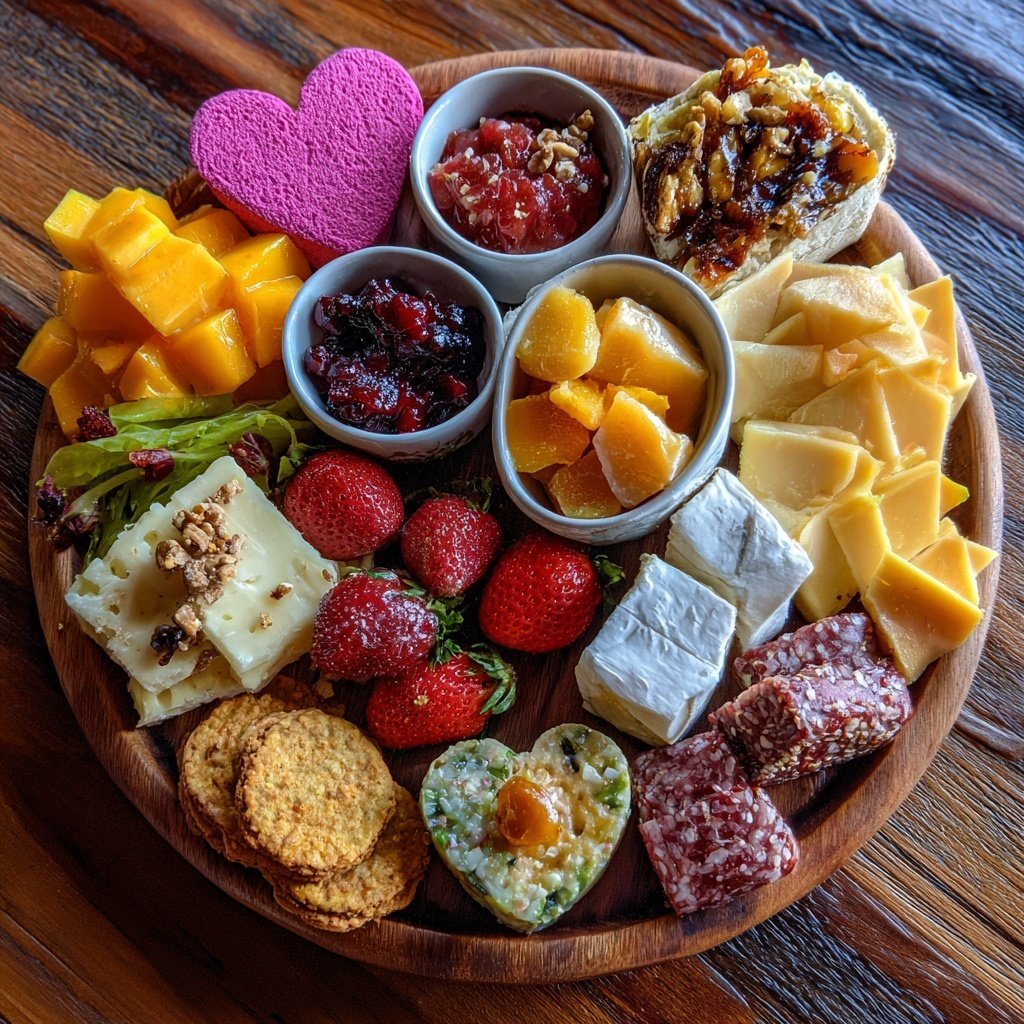 Valentines Charcuterie Board for Two