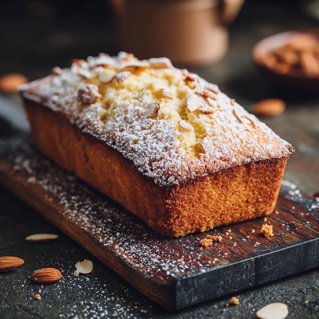Soft Vanilla Almond Tea Cake