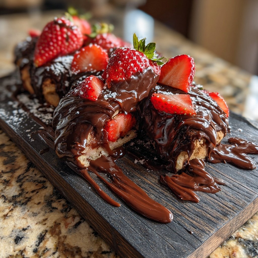 Chocolate Strawberry Party Dessert