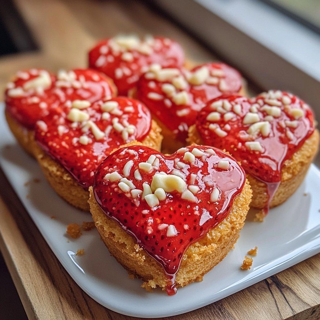 Mini Heart Cake for Valentines