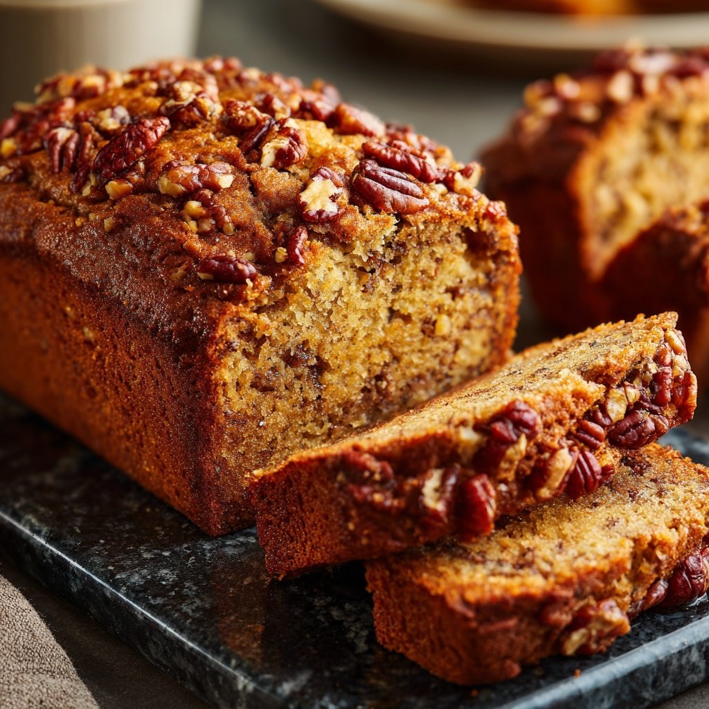 Banana Bread with Pecans Recipe