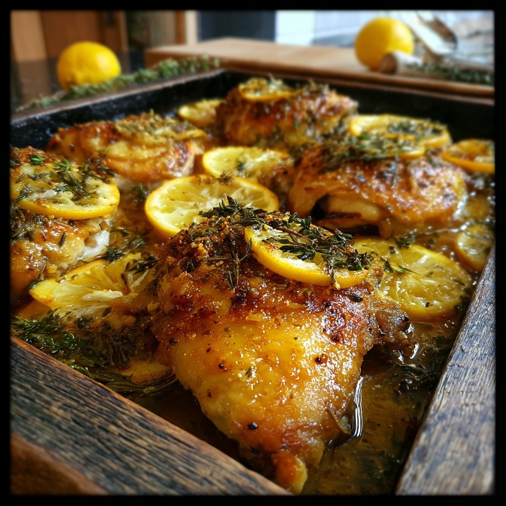 Sheet Pan Lemon Chicken