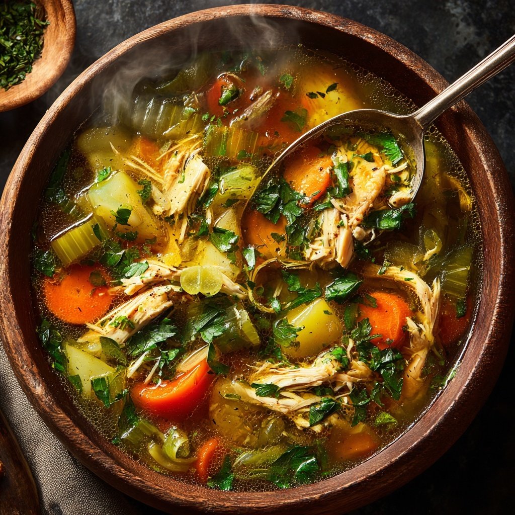 Spring Chicken Soup With Lemon
