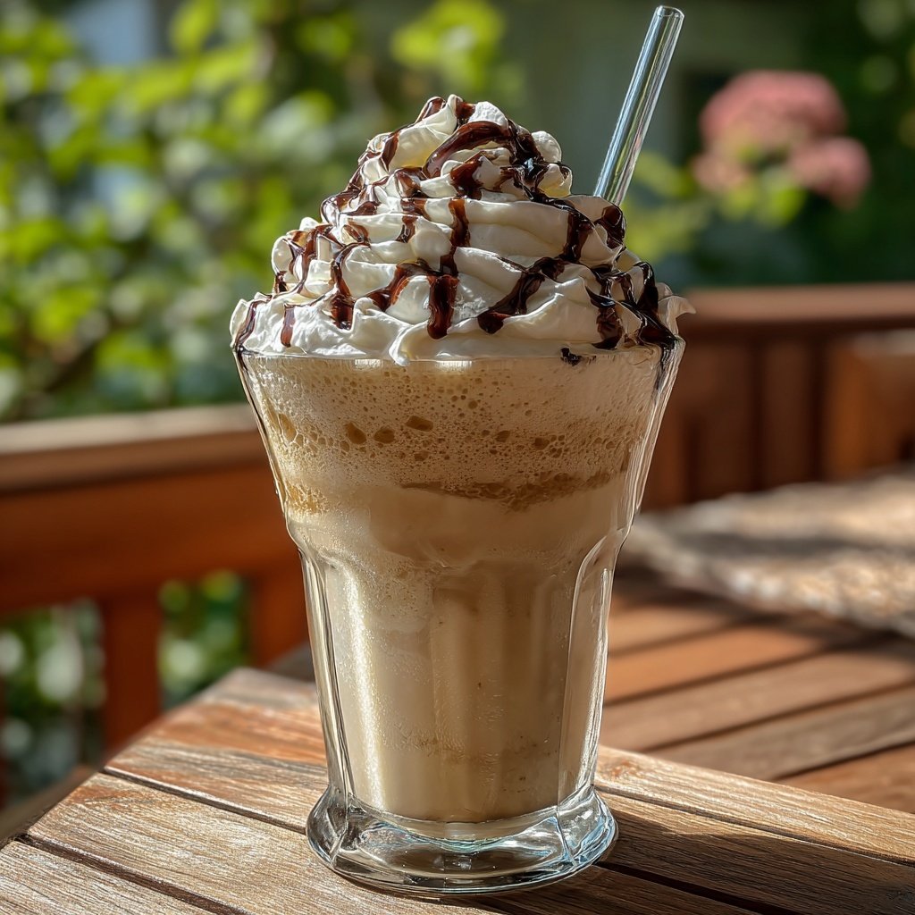 Vanilla Cream Coffee Frappé